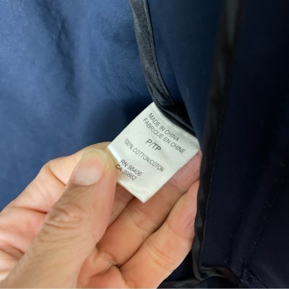 Theory Navy Lightweight Hooded Jacket Size S - Picture 7 of 8